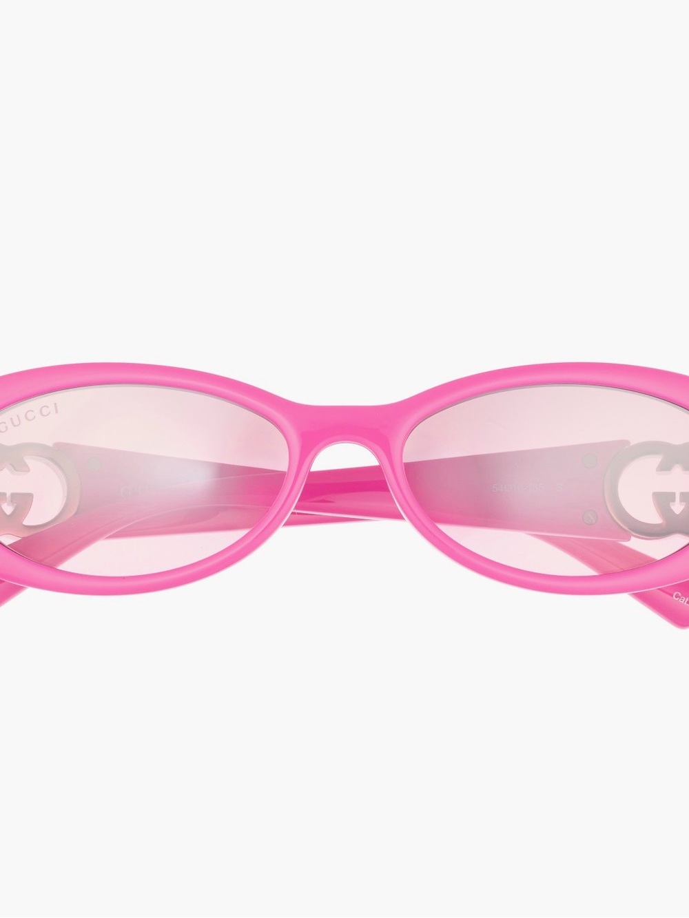 Gucci Pink Oval Sunglasses